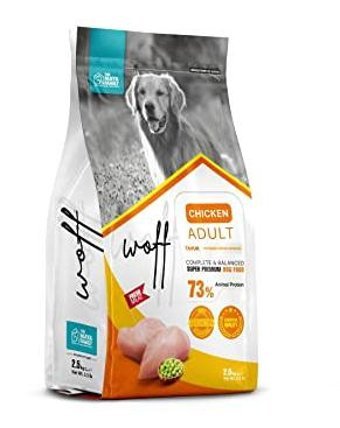 Woff Super Premium Tavuklu Tüm Irklar Yetişkin Köpek Maması 2.5 Kg