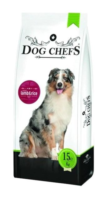 Dog Chefs Kuzu Etli Pirinçli Tüm Irklar Yetişkin Köpek Maması 15 Kg