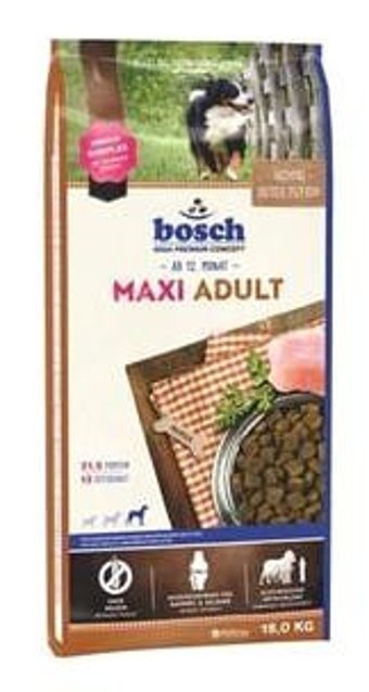 Bosch Maxi Kuzu Etli Tüm Irklar Yetişkin Köpek Maması 15 Kg