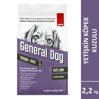 Jazzy General Kuzu Etli Tüm Irklar Yetişkin Köpek Maması 2.2 Kg