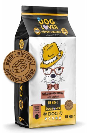 Dog Lover Biftekli Tüm Irklar Yetişkin Köpek Maması 15 Kg