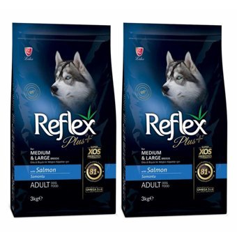 Reflex Plus Plus Somonlu Orta Irk Yetişkin Köpek Maması 6 Kg