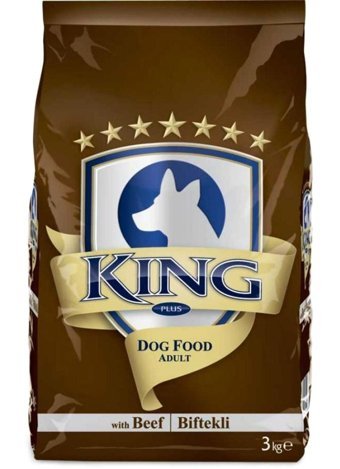 King Biftekli Tüm Irklar Yetişkin Köpek Maması 9 Kg