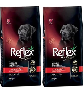 Reflex Plus Plus Kuzu Etli Orta Irk Yetişkin Köpek Maması 30 Kg