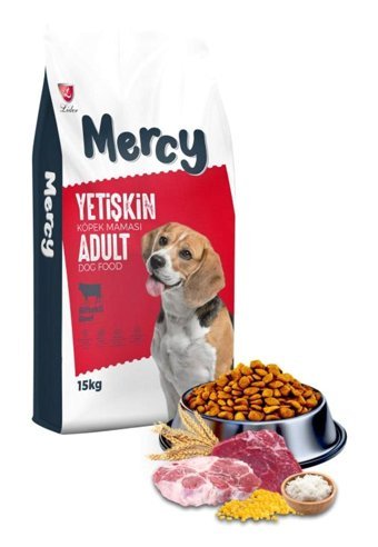 Mercy Biftekli Tüm Irklar Yetişkin Köpek Maması 15 Kg