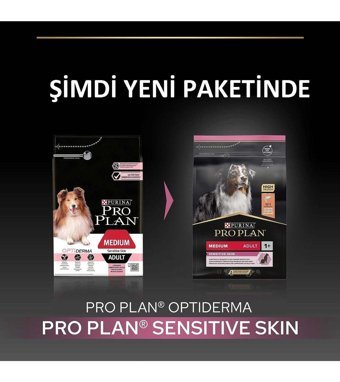 Proplan Sensitive Skin Somonlu Orta Irk Yetişkin Köpek Maması 3 Kg