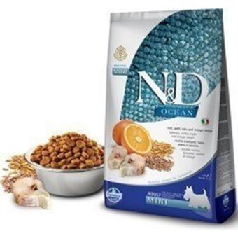 N&D Ocean Balıklı Portakallı Küçük Irk Yetişkin Köpek Maması 2.5 Kg