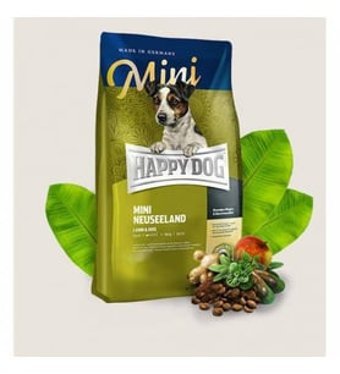 Happy Dog Mini Neuseeland Kuzu Etli Küçük Irk Yetişkin Köpek Maması 4 Kg