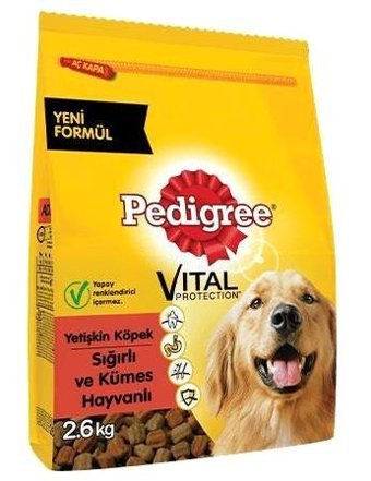 Pedigree Biftekli Tüm Irklar Yetişkin Köpek Maması 2.6 Kg