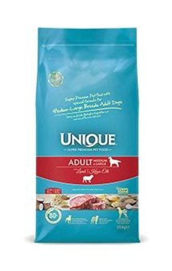 Unique Kuzu Etli Orta Irk Yetişkin Köpek Maması 15 Kg