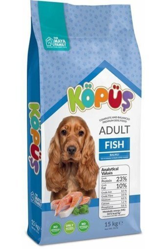 Köpüş Balıklı Küçük Irk Yetişkin Köpek Maması 15 Kg