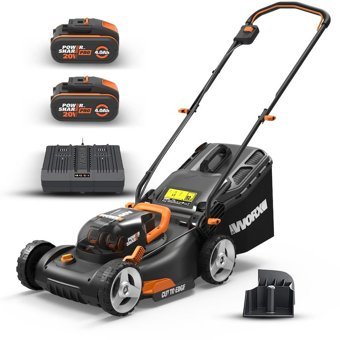 Worx Wg743E İtmeli Şarjlı Akülü Çim Biçme Makinesi