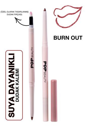 Pop Beauty Burn Out Suya Dayanıklı Asansörlü Dudak Kalemi