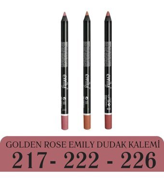 Golden Rose 3'lü Set No: 217-222-226 Mat Dudak Kalemi Çok Renkli