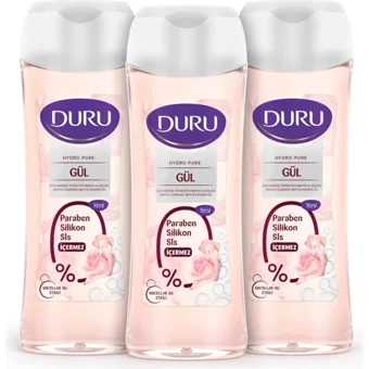 Duru Gül Micellar Duş Jeli 3x450 ml
