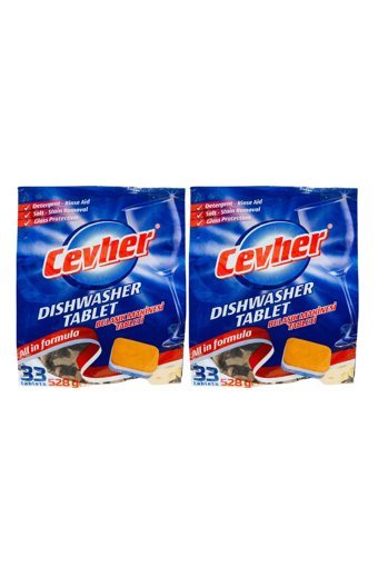 Cevher Kokulu Tablet Bulaşık Makinesi Deterjanı 66 Adet