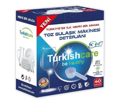 Turkishcare Kokulu Toz Bulaşık Makinesi Deterjanı 40 Adet