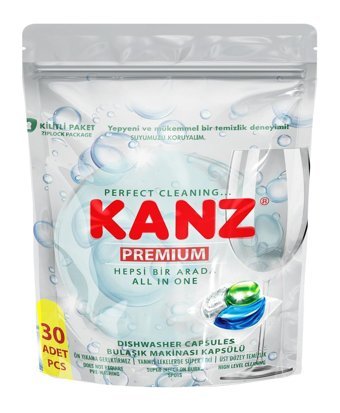 Kanz Kokulu Tablet Bulaşık Makinesi Deterjanı 30 Adet