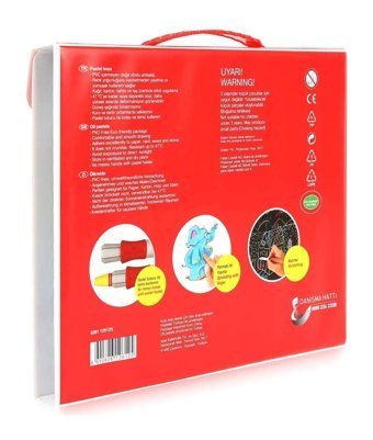 Faber-Castell Plastik Çantalı 24'lü Pastel Boya