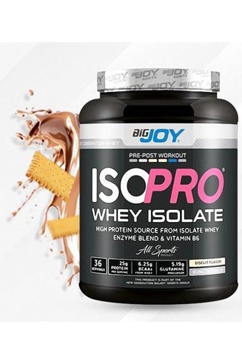 Bigjoy Iso Pro Bisküvili Whey Protein Protein Tozu 1.028 kg