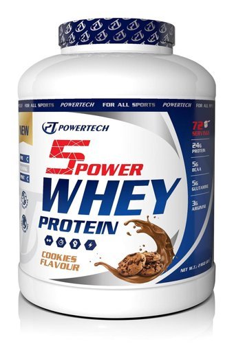 Powertech 5 Power Kurabiyeli Whey Protein Protein Tozu 2.16 kg