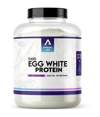 Animal Joy Egg White Protein Aromasız Besinsel Protein Protein Tozu 2.4 kg