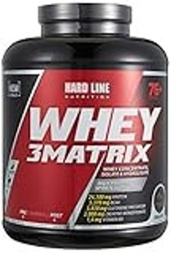 Hardline Nutrition 3 Matrix Çikolatalı Whey Protein Protein Tozu 2.3 kg