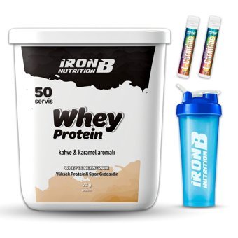 Ironb Nutrition Kahveli Karamelli Whey Protein Protein Tozu 1.5 kg