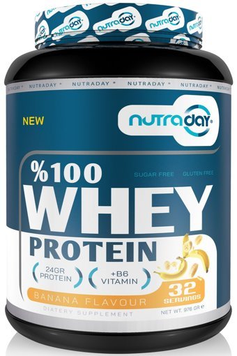 Nutraday Protein Muzlu Whey Protein Protein Tozu 976 gr