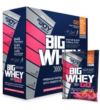 Bigjoy Sports Çilekli Whey Protein Protein Tozu 2.07 kg