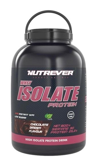 Nutrever Çikolatalı Whey Protein Protein Tozu 900 gr