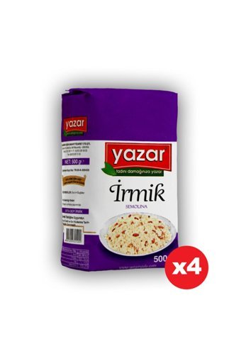 Yazar İrmik 4x500 gr