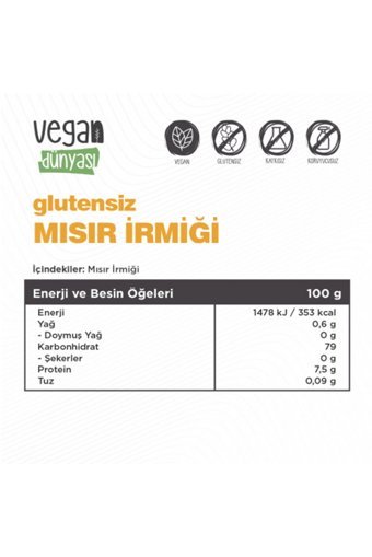 Vegan Dünyası İrmik 500 gr