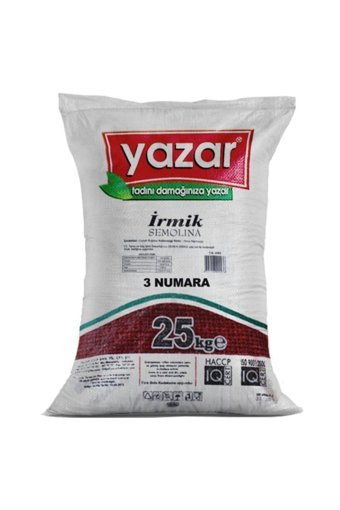 Yazar İrmik 25 kg