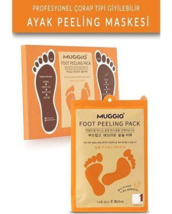Muggio Foot Peeling Ölü Deri Çorap Tipi Ayak Maskesi 2 Adet