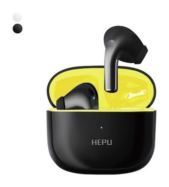 Hepu Hp-659 Kulak İçi Kablosuz Bluetooth Kulaklık Sarı - Siyah