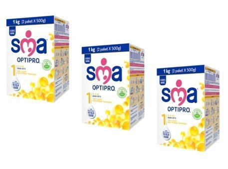 Sma Optipro Laktozlu Probiyotikli 1 Numara Bebek Sütü 3x1 kg