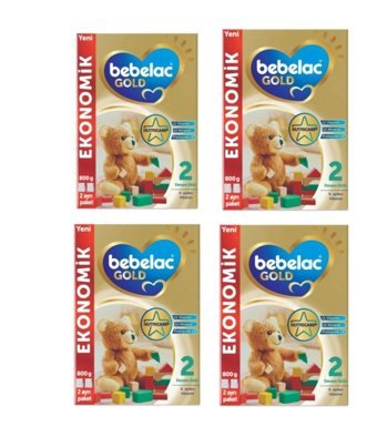Bebelac Gold Laktozlu Probiyotikli 2 Numara Devam Sütü 4x800 gr