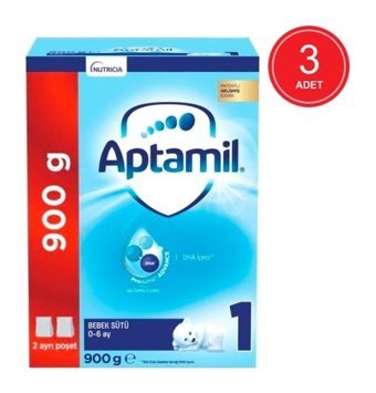 Aptamil Laktozlu 1 Numara Bebek Sütü 3x900 gr