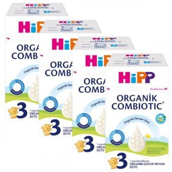 Hipp Combiotic Laktozlu Glutensiz Organik Probiyotikli 3 Numara Devam Sütü 4x600 gr