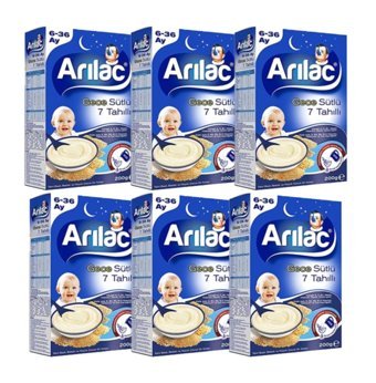 Arılac Gece Glutensiz Pirinç Kaşık Maması 6x200 gr