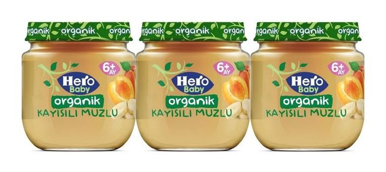Hero Baby Glutensiz Karışık Meyveli Kavanoz Maması 3x120 gr