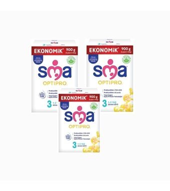 Sma Optipro Probiyotikli 3 Numara Devam Sütü 3x900 gr