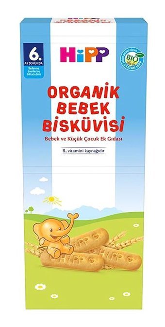 Hipp Laktozlu Tahıllı Bebek Bisküvisi 180 gr