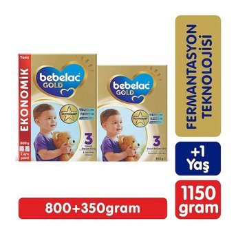 Bebelac Gold 3 Numara Devam Sütü 800+350 gr