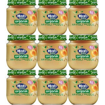 Hero Baby Kayısılı Kavanoz Maması 9x120 gr
