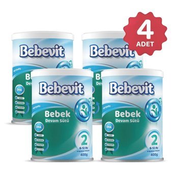 Bebevit Probiyotikli 2 Numara Devam Sütü 4x400 gr