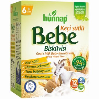 Hünnap Hurmalı Keçiboynuzu Bebek Bisküvisi 400 gr
