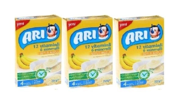 Ari Laktozlu Muzlu 4 Numara Kaşık Maması 3x250 gr