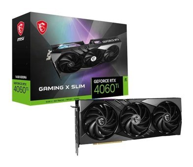 Msi Gaming X Slim RTX 4060 Tİ 16 GB GDDR6 PCI-Express 4.0 DirectX 12 Ultimate 3 Fanlı 128 Bit Nvidia Ekran Kartı